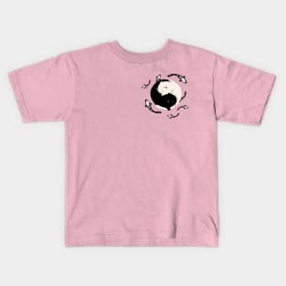 Yin Yang Kittens Kids T-Shirt